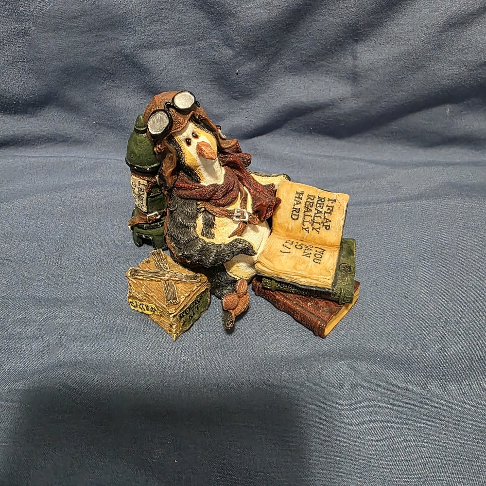 Boyds Bears Wee Folkstone Blastoff T. Flipperspeed Flying High #36804 Vintage